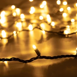 Фото #1 товара Светодиодная гирлянда ARD-STRING-PRO-10000-BLACK-100LED-STD WARM (230V, 7W) (Ardecoled, IP65)