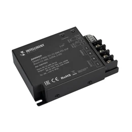 Фото #1 товара INTELLIGENT ARLIGHT Диммер SMART-PWM-101-73-DIM-PD-SUF Black (12-48V, 1x20A, 2.4G) (IARL, IP20 Металл, 5 лет)