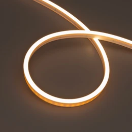 Фото #1 товара Светодиодная лента герметичная WAVE-SIDE-PU-A120-06x12mm 24V Warm2700 (8 W/m, IP68, 5m, wire x2) (Arlight, Вывод прямой, 3 года)