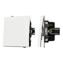 Фото #1 товара Механизм выключателя одноклавишный непроходной SWT-TENDO-MK01-SFPL-WH (230V, 10A) (Arlight, -)