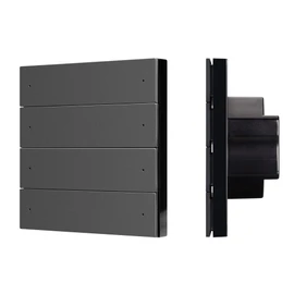 Фото #1 товара INTELLIGENT ARLIGHT Кнопочная панель SMART DALI-301-22-8K-D2-IN Black (BUS, Frameless) (IARL, IP20 Пластик, 5 лет)