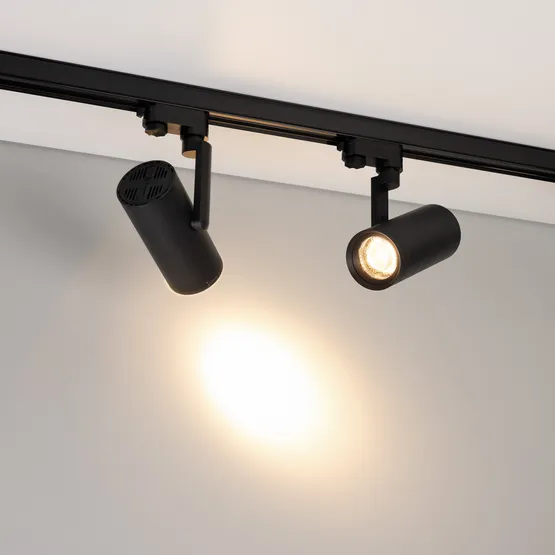 Фото #7 товара Светильник LGD-URANUS-4TR-R75-18W/25W Warm3500-MIX (BK, 20-50 deg, side holder, 230V) (Arlight, IP20 Металл, 5 лет)