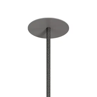 Фото #1 товара Вывод провода питания для натяжного потолка SPX-CAP-STRETCH-R64-C6.5 (RAL7045) (Arlight, Металл)
