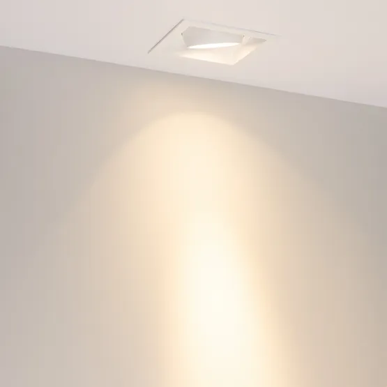 Фото #6 товара Светильник MS-VORTEX-BUILT-S140x140-30W Warm3000 (WH-WH, 17 deg, 230V) (Arlight, IP20 Металл, 5 лет)