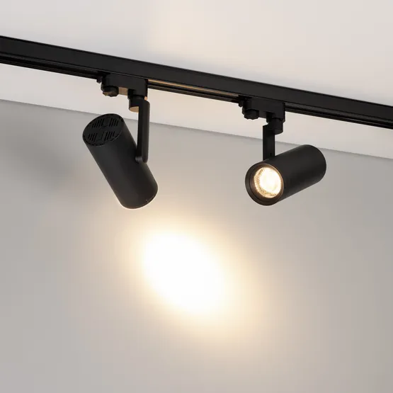 Фото #4 товара Светильник LGD-URANUS-4TR-R75-18W/25W Warm3500-MIX (BK, 20-50 deg, side holder, 230V) (Arlight, IP20 Металл, 5 лет)