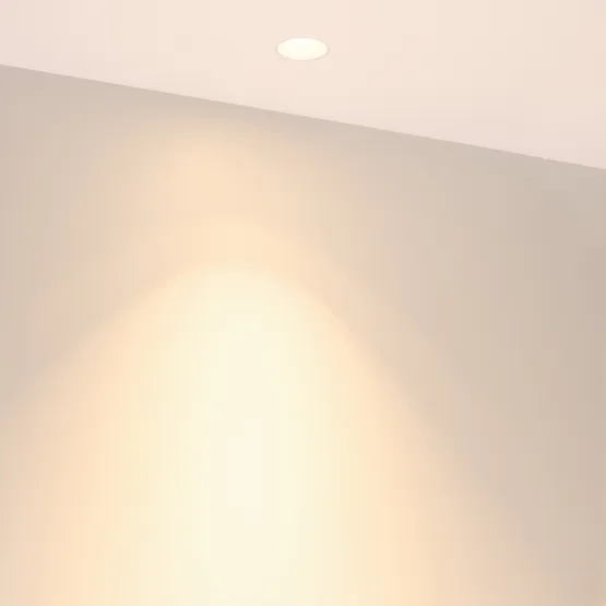 Фото #4 товара Светильник MS-INVISIO-TRIMLESS-R45-10W Warm2700 (WH-WH, 36 deg, 230V) (Arlight, IP54 Металл, 5 лет)