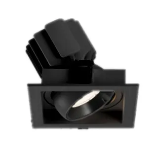Фото #1 товара Светильник MS-VORTEX-BUILT-S140x140-30W Warm3000 (BK-BK, 30 deg, 230V) (Arlight, IP20 Металл, 5 лет)