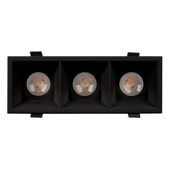 Фото #4 товара Светильник MS-FLOW-BUILT-S230x85-3x12W Warm3000 (BK, 38 deg, 230V) (Arlight, IP20 Металл, 5 лет)