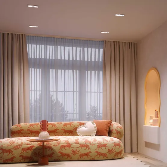 Фото #3 товара Светильник MS-FLOW-BUILT-S157x85-2x6W Warm3000 (WH, 55 deg, 230V) (Arlight, IP20 Металл, 5 лет)