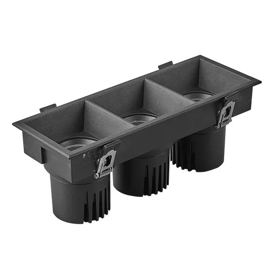 Фото товара Светильник MS-FLOW-BUILT-S230x85-3x12W Warm3000 (BK, 15 deg, 230V) (Arlight, IP20 Металл, 5 лет)