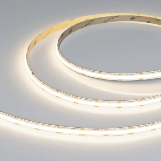 Фото #2 товара Светодиодная лента COB-X560-10mm 24V Day4000 (5-15 W/m, IP20, 5m) (Arlight, -)