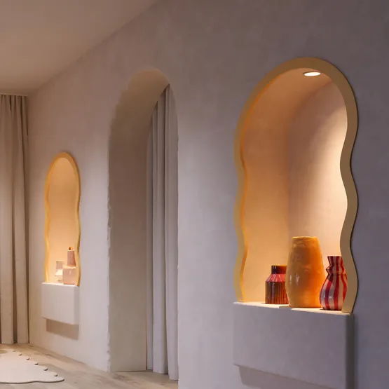 Фото #2 товара Светильник MS-FLOW-BUILT-S157x85-2x6W Warm3000 (WH, 55 deg, 230V) (Arlight, IP20 Металл, 5 лет)