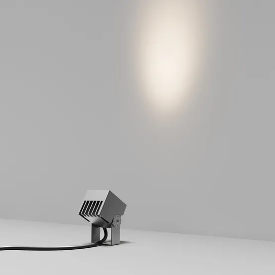Фото #2 товара Светильник ALT-BLOCK-S65x65-5W Warm3000 (GR, 60 deg, 230V) (Arlight, IP66 Металл, 3 года)