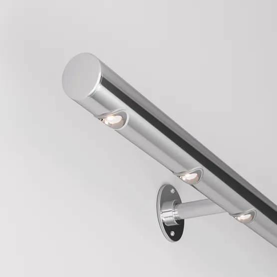 Фото #4 товара Светильник ALT-LODESTAR-HANDRAIL-R27-1.5W Warm3000 (SL, 70 deg, 12-24V) (Arlight, IP67 Металл, 3 года)