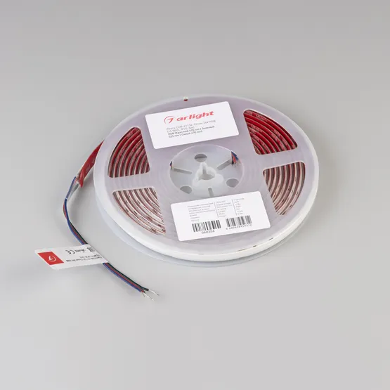 Фото #3 товара Светодиодная лента COB-X1134-12mm 24V RGB (15 W/m, IP20, 5m) (Arlight, -)