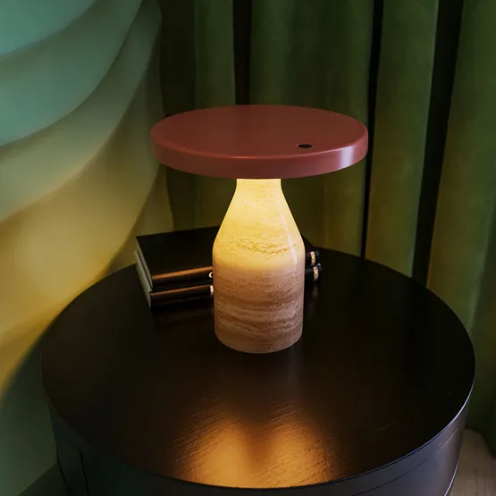 Фото #8 товара Светильник SP-CROOD-TAB-R22.5x24-7W Warm3200-MIX (RD-BRG, 140 deg, 230V) (Arlight, IP20, Травертин, 5 лет)