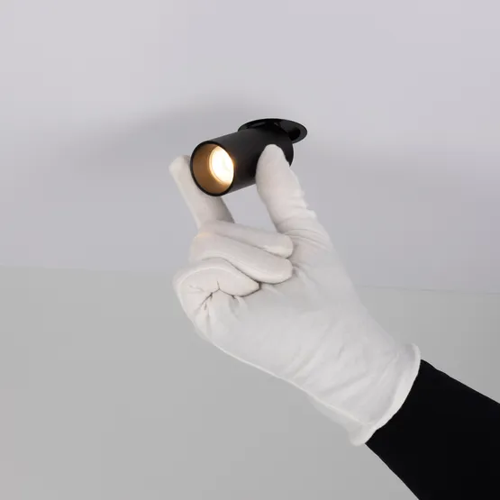 Фото #3 товара Светильник SP-NUANCE-TRIMLESS-PULL-R35-7W Warm3000 (BK, 36 deg, 230V) (Arlight, IP40 Металл, 5 лет)