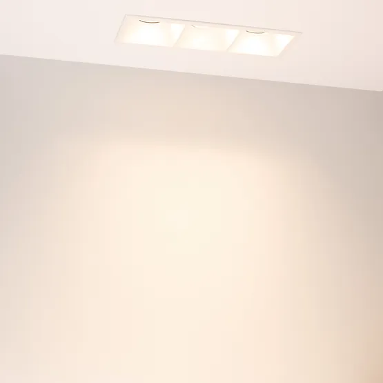 Фото #3 товара Светильник MS-FLOW-BUILT-S230x85-3x12W Warm3000 (BK, 38 deg, 230V) (Arlight, IP20 Металл, 5 лет)