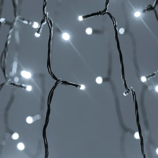 Фото #4 товара Светодиодная гирлянда Лучи Смарт ARD-GALA-CLASSIC-2000-BLACK-200LED White (230V, 4.7W, Tuya Wi-Fi) (Ardecoled, IP65)
