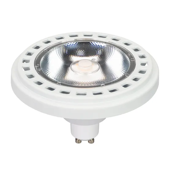 Фото #1 товара Лампа AR111-UNIT-GU10-15W-DIM Warm3000 (WH, 24 deg, 230V) (Arlight, Металл)