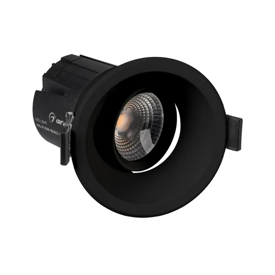 Фото #3 товара Светильник MS-FLOW-BUILT-R85-6W Warm3000 (BK, 38 deg, 230V) (Arlight, IP20 Металл, 5 лет)