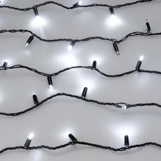 Фото #2 товара Светодиодная гирлянда ARD-STRING-CLASSIC-1000-BLACK-100LED-PULSE White (230V, 7W) (Ardecoled, IP65)