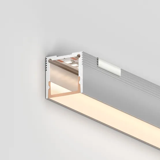 Фото #7 товара Профиль с экраном SL-SLIM20-H20-2000 ANOD+OPAL (Arlight, Алюминий)