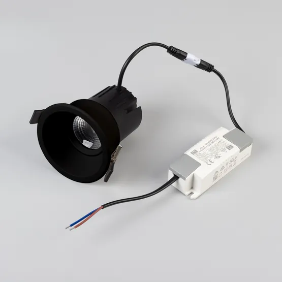 Фото #6 товара Светильник MS-FLOW-BUILT-R85-6W Warm3000 (BK, 38 deg, 230V) (Arlight, IP20 Металл, 5 лет)