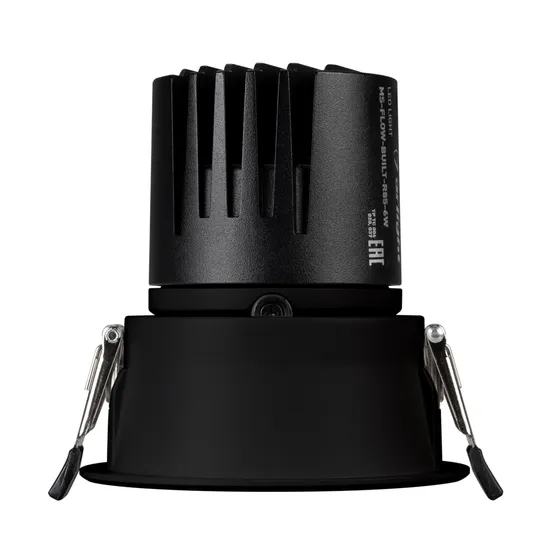 Фото #4 товара Светильник MS-FLOW-BUILT-R85-6W Warm3000 (BK, 38 deg, 230V) (Arlight, IP20 Металл, 5 лет)