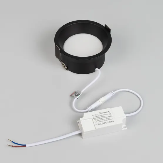 Фото #4 товара Светильник MS-BREEZE-BUILT-R104-12W Warm2700 (BK, 85 deg, 230V) (Arlight, IP20 Металл, 5 лет)