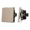 Минифото #1 товара Механизм звонкового выключателя SWT-TENDO-MKR1-PL-GD (230V, 10A) (Arlight, -)