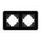 Минифото #2 товара Рамка стеклянная FRM-OMALI-GS-2-BK (Arlight, -)