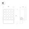 Минифото #3 товара Светильник ALT-BLOCK-S220x220-50W Warm3000 (GR, 15 deg, 230V) (Arlight, IP66 Металл, 3 года)